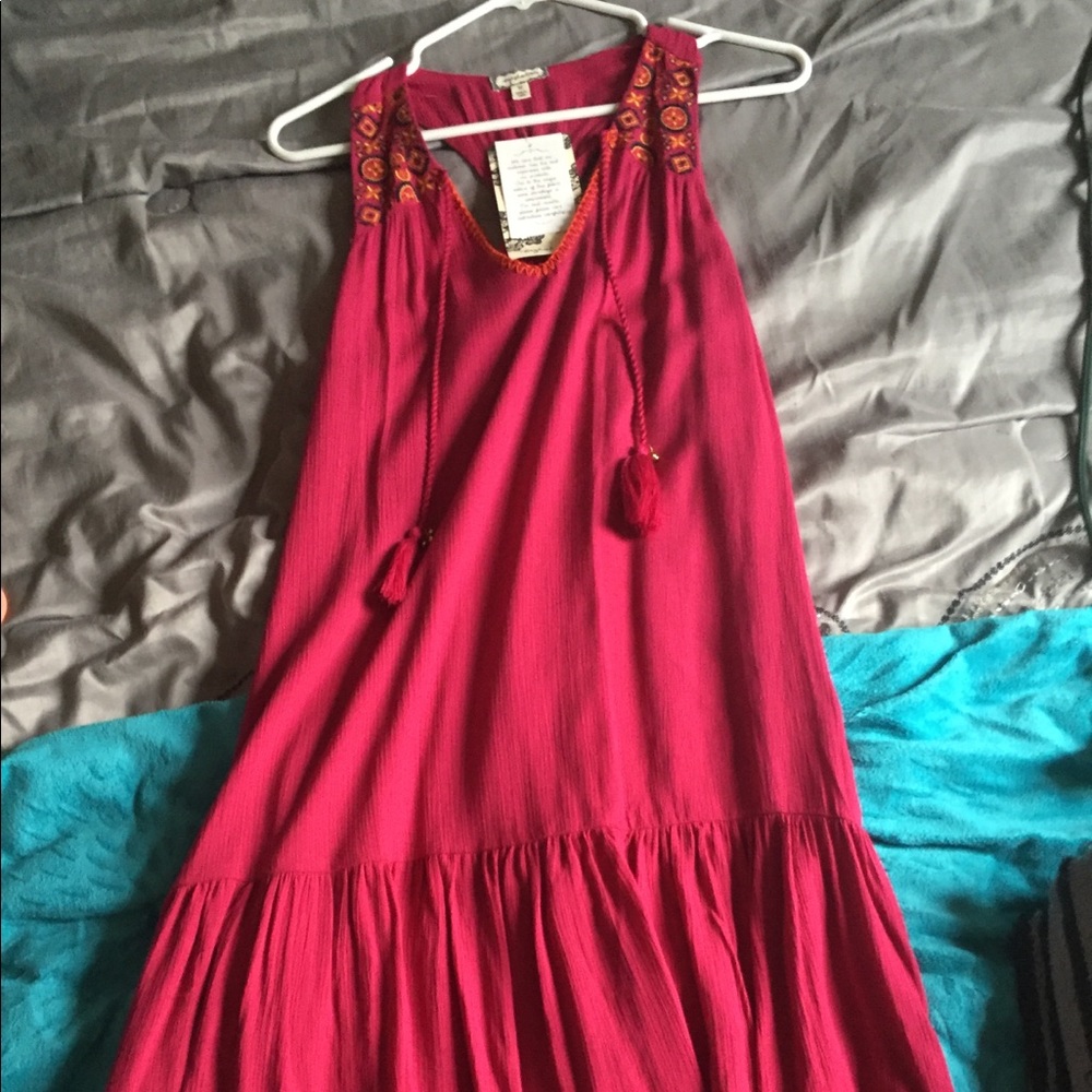 Pink summer dress